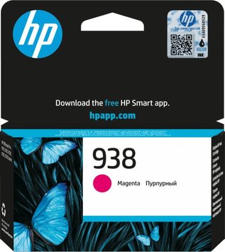 Картридж HP 938 Magenta Original Ink Cartridge 4S6X6PE - Фото №1