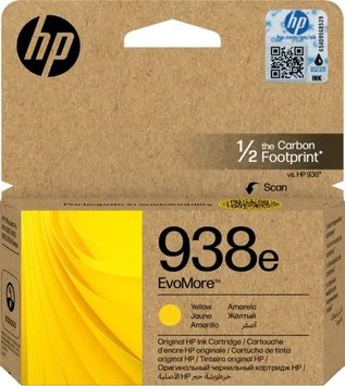 Картридж HP 938e EvoMore Yellow Original Ink Crtg 4S6Y1PE - Фото №1