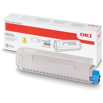 Картридж OKI TONER-Y-MC853/873/883-7,3K 45862837 - Фото №1