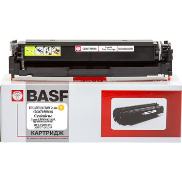 Картридж тон. BASF для Canon LBP631/HP M252 W2212A/5099C002 Yellow (BASF-KT-067Y-WOC) - Фото №1