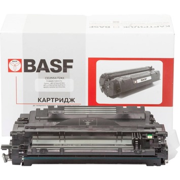 Картридж тон. BASF для Canon LBP-6750dn, HP LJ P3015 CE255X/Canon 724H Black (12500 ст.) (BASF-KT-724-3482B002) - Фото №1