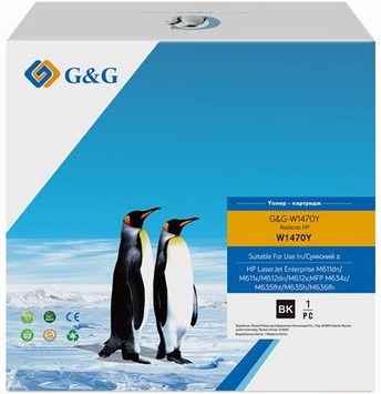 Картридж G&G до HP 147Y LJ MFP M611/M612/M635/M636 Black (42 000стор) G&G-W1470Y - Фото №1