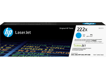Картридж HP 222X CLJ Pro 3203/3303 Cyan (2500стор) W2221X - Фото №1