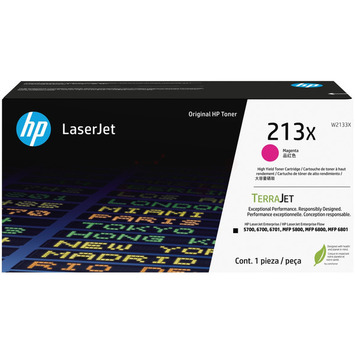Картридж HP 213X CLJ Ent 5700/6700/6701, MFP 5800/6800 Magenta (6000 стор) W2133X - Фото №1