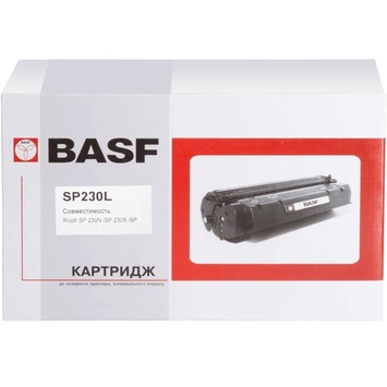 Картридж тон. BASF для Ricoh для SP 230 аналог 408295 Black ( 1200 ст.) BASF-KT-SP230L-408295 - Фото №1