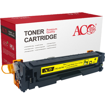 Картридж ACO для Canon i-SENSYS LBP631Cw/LBP633Cdw/MF651Cw/MF655Cdw/MF657Cdw аналог 5099C002AA Canon 067 Yellow без чіпа ACO-CRG-067NC Y - Фото №1