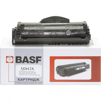 Картридж тон. BASF для HP LJ 1010/1020/1022 аналог Q2612X Black (3000 ст.) (BASF-KT-Q2612X) - Фото №1