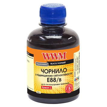 Чорнило WWM для Epson L8050/L18050 200г Black водорозчинне (E88/B) - Фото №1