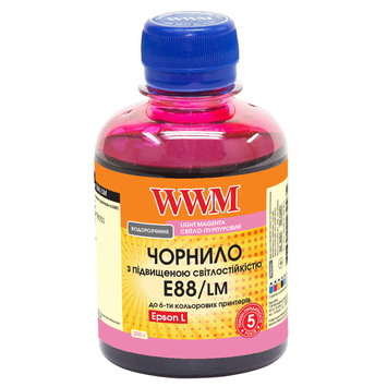 Чорнило WWM для Epson L8050/L18050 200г Light Magenta водорозчинне (E88/LM) - Фото №1