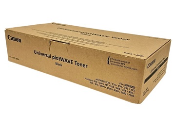 Тонер чорний CANON (2 тубі х 500гр) UNIVERSAL PLOTWAVE TONER PCR 6696C001 - Фото №1