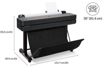 Плоттер HP DesignJet T650 36-in Printer з Wi-Fi 5HB10D - Фото №1