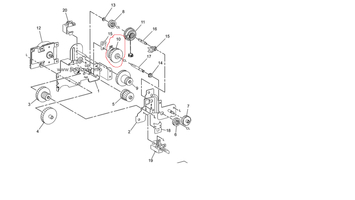 Муфта электромагнитная Xerox WorkCentre 7225, 121K46371 - Фото №1