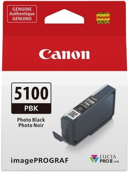 Картридж струменевий Canon PFI-5100 imagePROGRAF Pro-310 Photo Black (6952C001) - Фото №1