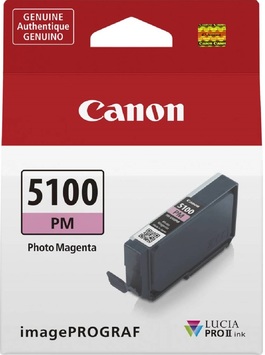Картридж струменевий Canon PFI-5100 imagePROGRAF Pro-310 Photo Magenta (6957C001) - Фото №1