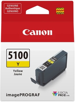 Картридж струменевий Canon PFI-5100 imagePROGRAF Pro-310 Yellow (6952C001) - Фото №1
