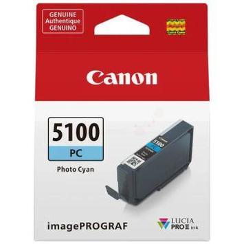 Картридж струменевий Canon PFI-5100 imagePROGRAF Pro-310 Photo Cyan (6956C001) - Фото №1