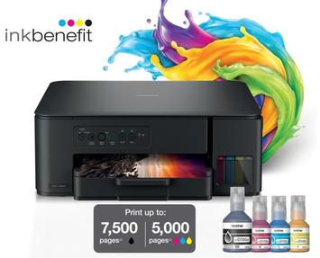 БФП ink color А4 Brother DCP-T430W 16_9 ppm USB Wi-Fi 4 inks (DCPT430WYJ1) - Фото №1