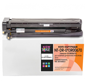 Копі картридж NEWTONE для Xerox WC 5019/5021 аналог 013R00670 Black (NT-DR-013R00670) - Фото №1